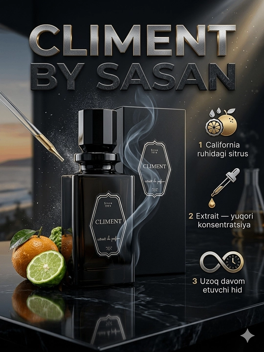 Climent by Sasan Since 1974, Экстракт парфюмерии, 50 мл - 