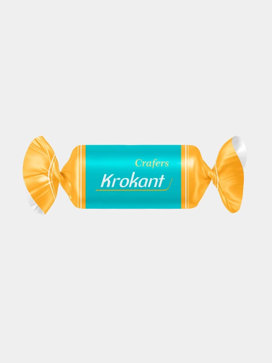 Crafers qandolat glazurli Krokant shokolad konfeti (ikki tomonlama o‘ralgan) (240 g) - 