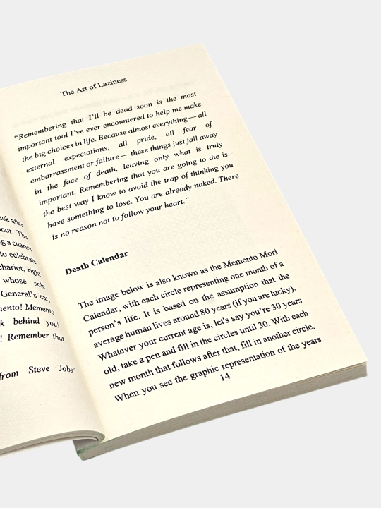 The Art of Laziness Library Mindset