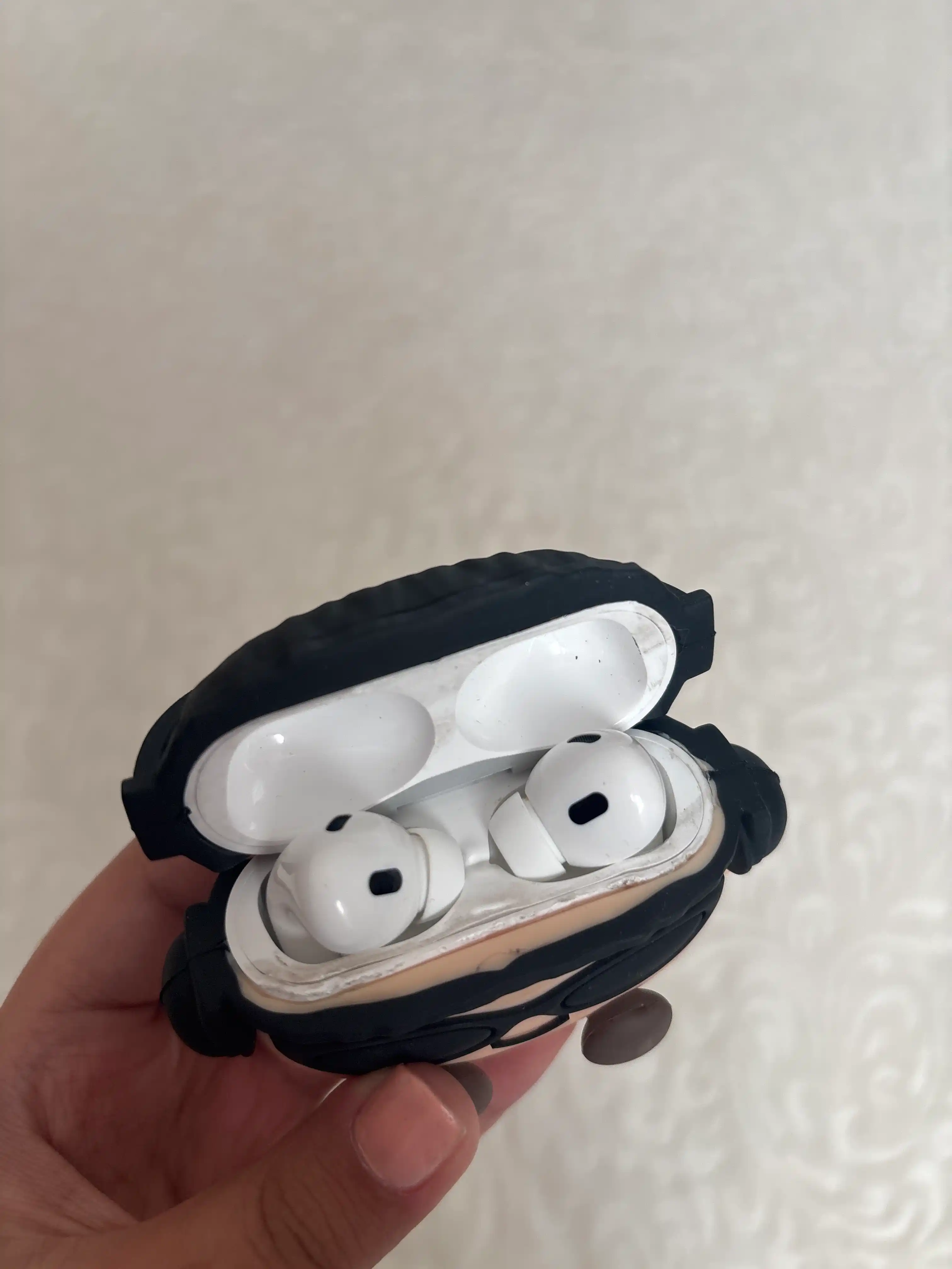Силиконовый чехол в стиле Labubu для AirPods 1/2/3/Pro