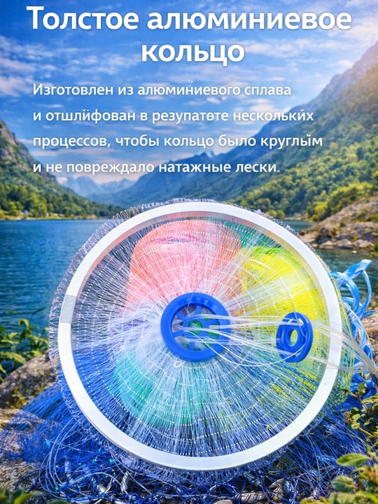 Сеть лесочная для рыбалки и защиты от птиц