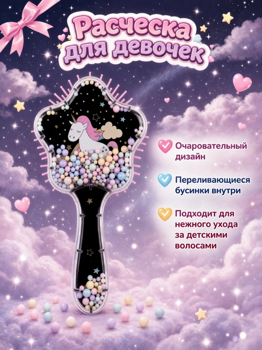 Детская расческа звездочка - 