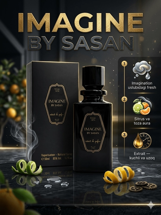 IMAGINE BY SASAN SINCE 1974, EXTRAID DE PARFUM Atiri - 