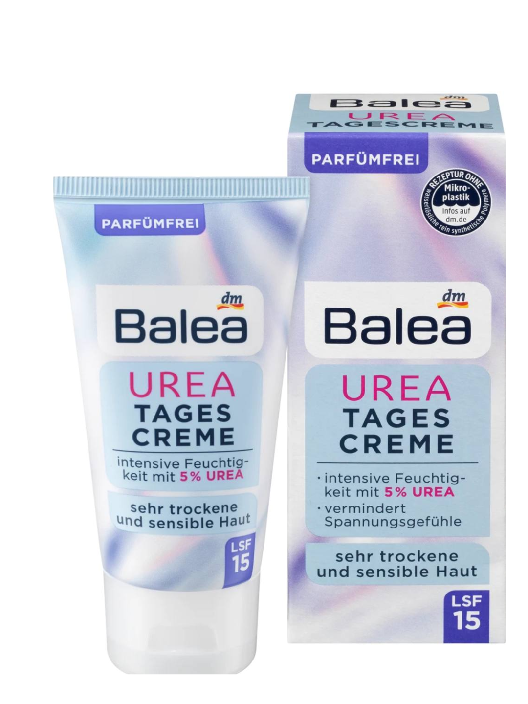Yuz uchun kunduzgi krem Balea Urea Tagescreme (50 ml) - 