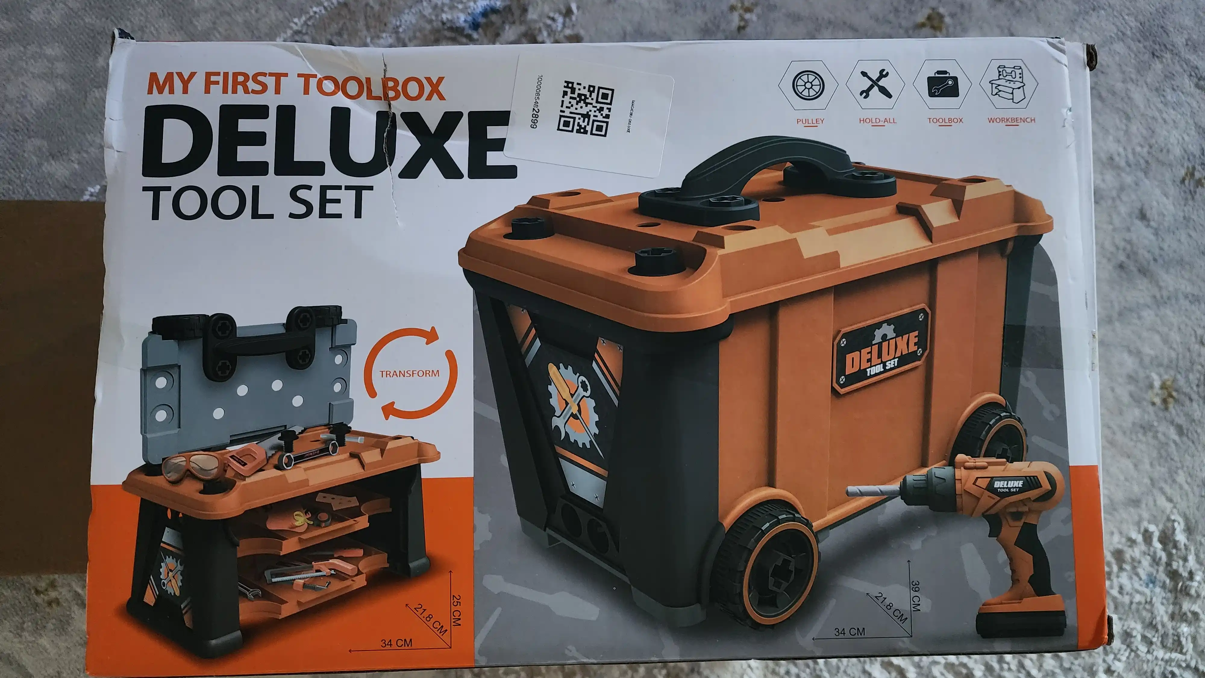"Детский игровой верстак Deluxe" (25 предметов)
