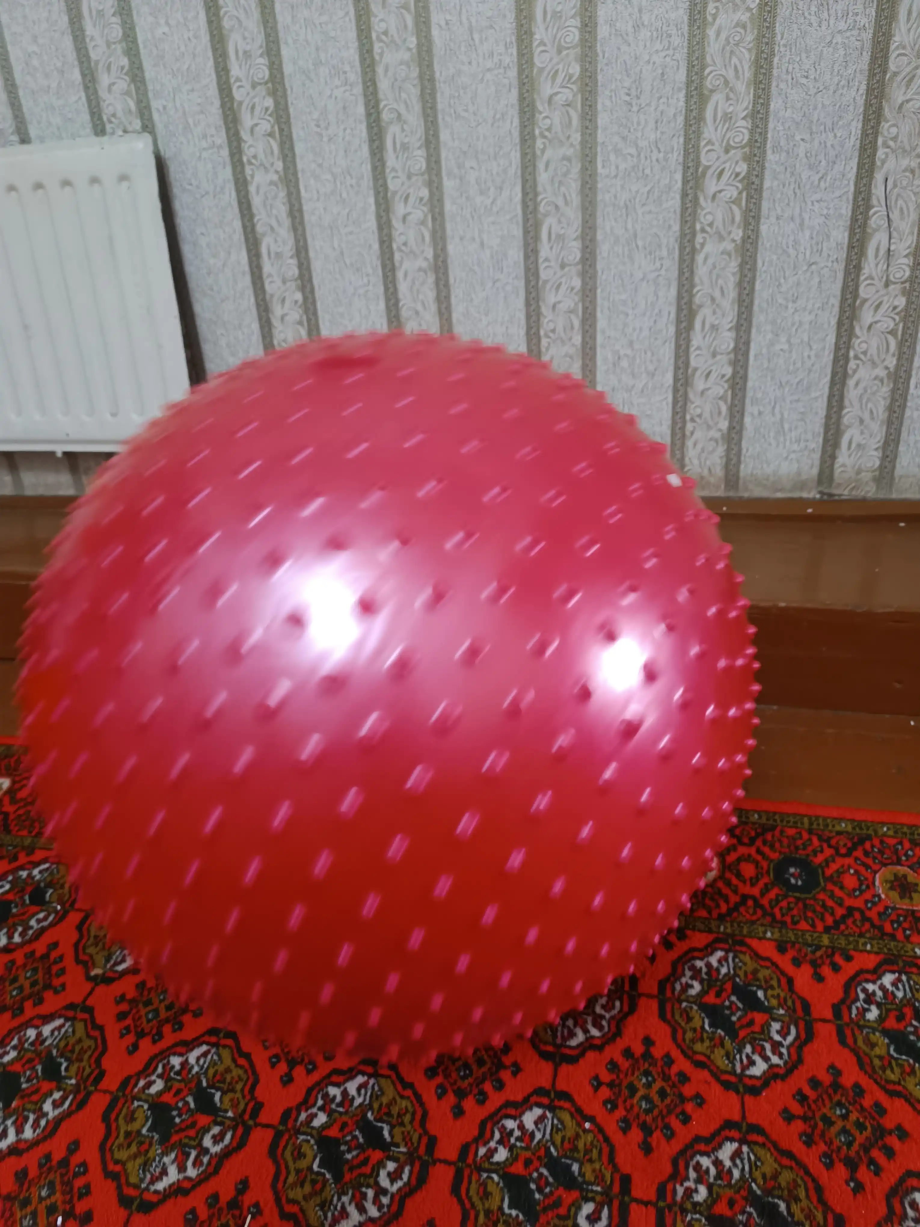 Мяч для фитнеса с шипом Fitball, фитбол 75-85-95 см, с насосом