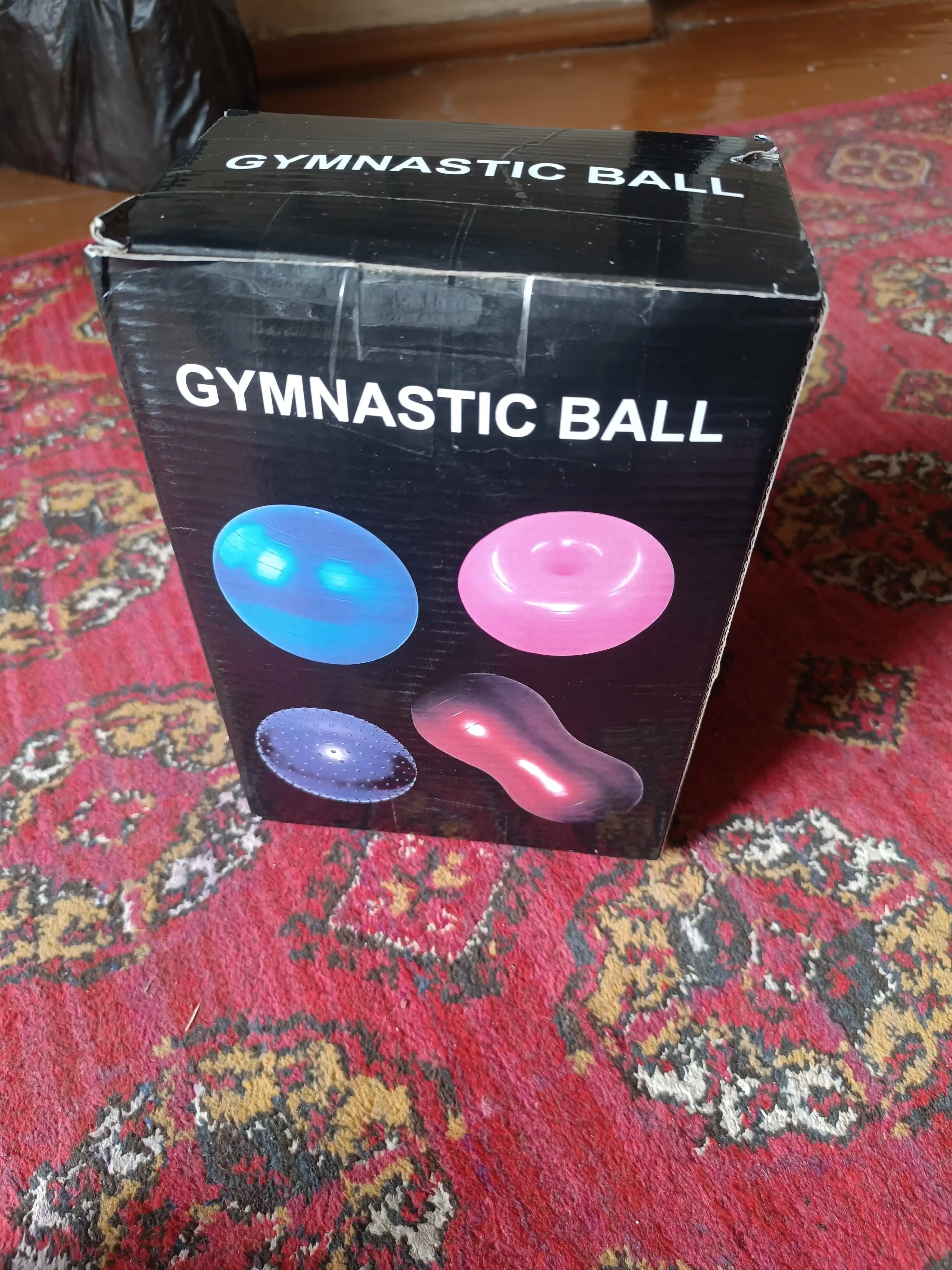 Мяч для фитнеса с шипом Fitball, фитбол 75-85-95 см, с насосом