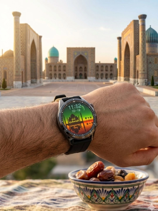 Смарт часы Muslim Watch — часы для мусульман: 5 намазов, Коран, мужской стиль