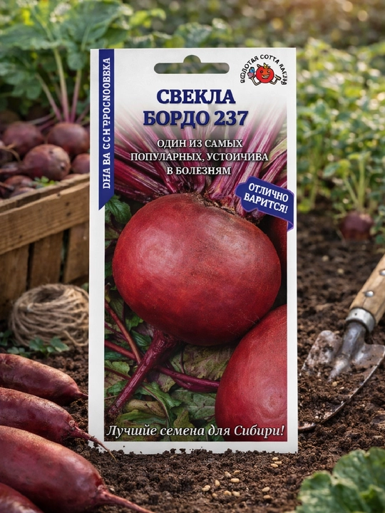 Семена свекла Бордо 237 Золотая сотка Алтая - 