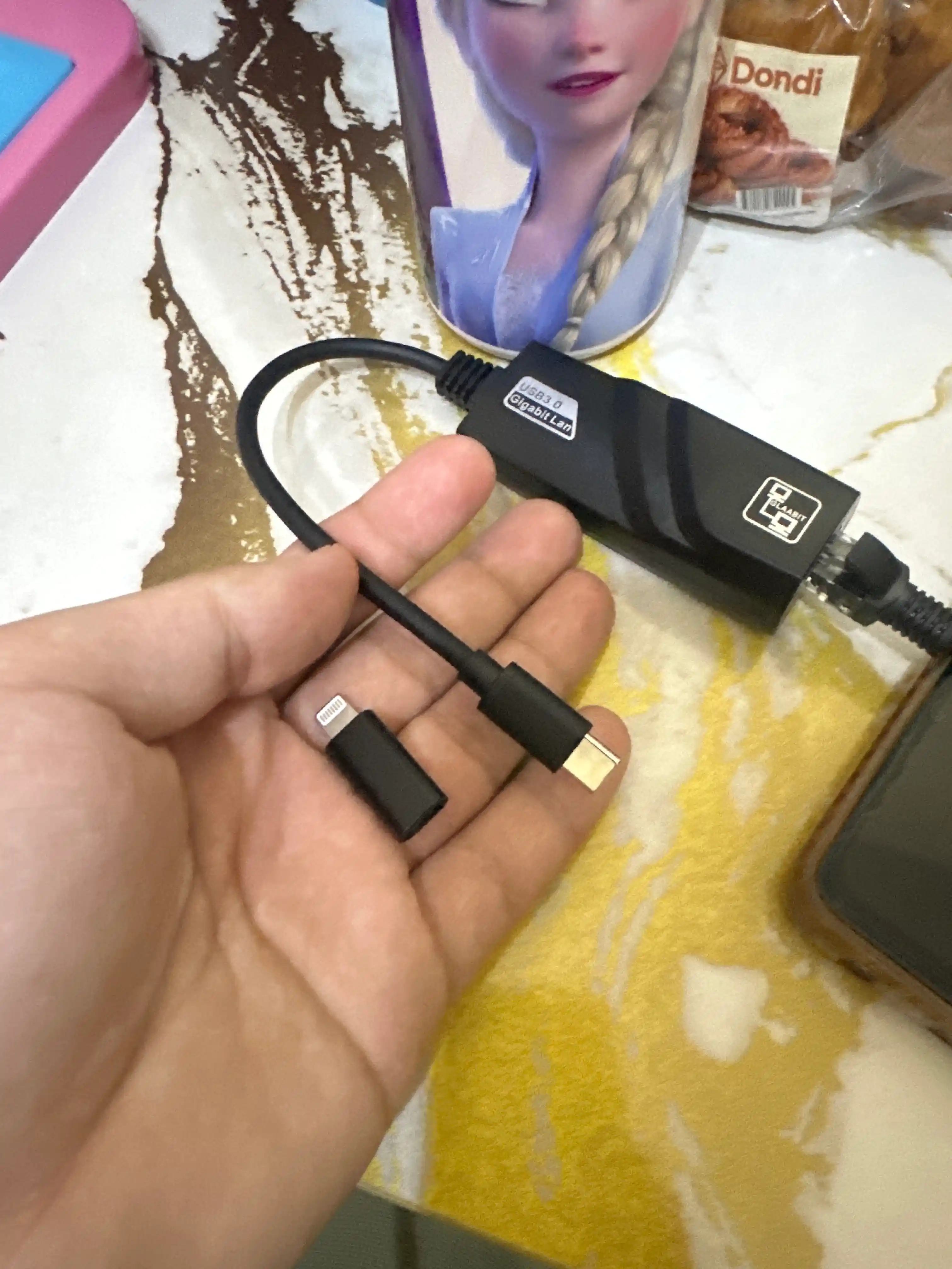 Universal OTG Adapter for Android, Type-C va Lightning malumot uzatish va zaryadlash uchun