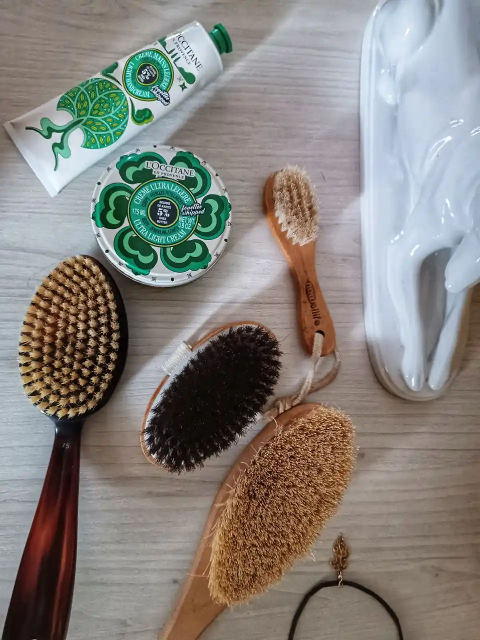 Tanani quruq massaj uchun cho‘tka, sellyulozga qarshi, tabiiy, kaktus tukli, BeautyBox