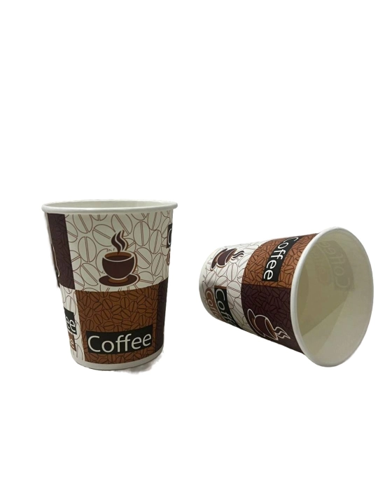 Tadbirlar va pikniklar uchun bir martalik qog‘oz stakanlar,200 ml, 10, 20, 30, 40, 50 dona