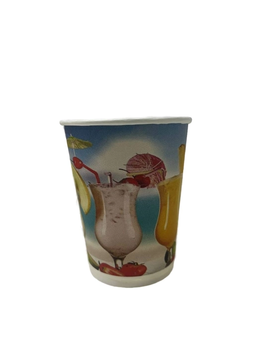 Tadbirlar va pikniklar uchun bir martalik qog‘oz stakanlar,200 ml, 10, 20, 30, 40, 50 dona