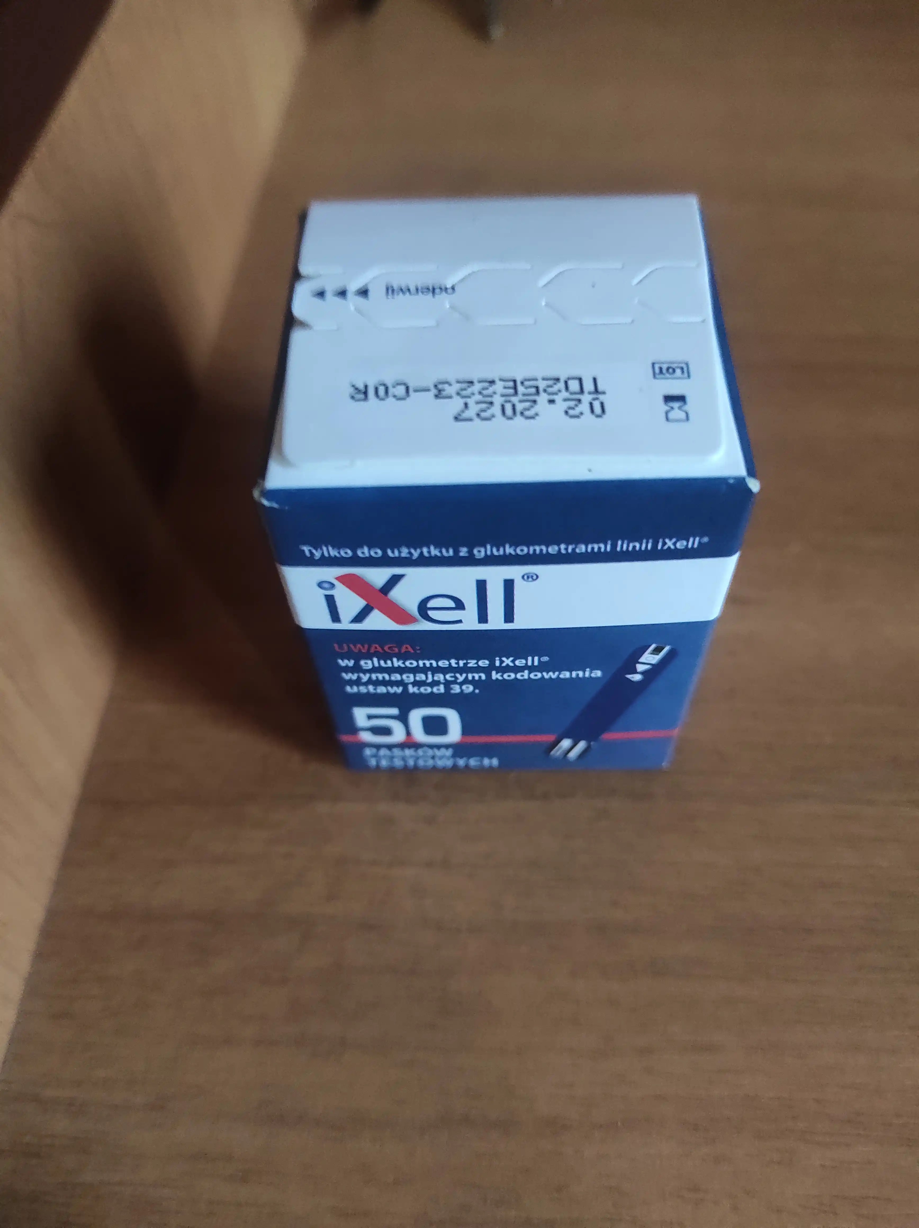 Test-poloskalar IXell glyukoza o'lchagichi uchun, 50 dona
