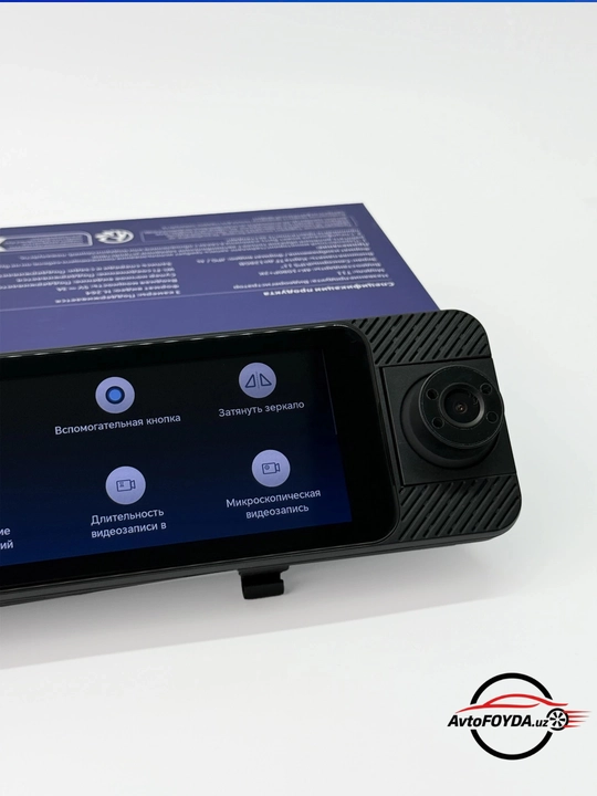 Видеорегистратор TOMBOSS T11 3 камеры, WiFi, 11 IPS экран, 4K, CarPlay