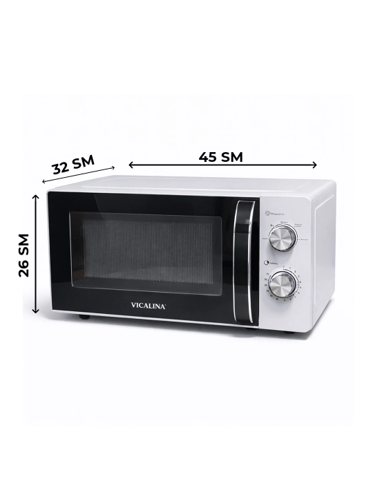 Mikroto'lqinli pech VICALINA 20L 700W, mikrovolnovka, mikrotolqinli pech