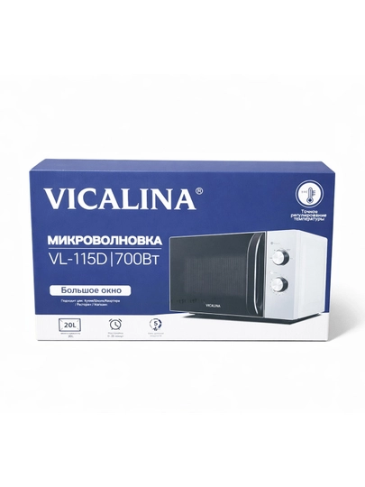 Mikroto'lqinli pech VICALINA 20L 700W, mikrovolnovka, mikrotolqinli pech