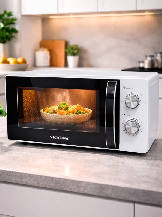 Микроволновая печь VICALINA 20л 700Вт, микроволновка для кухни - 