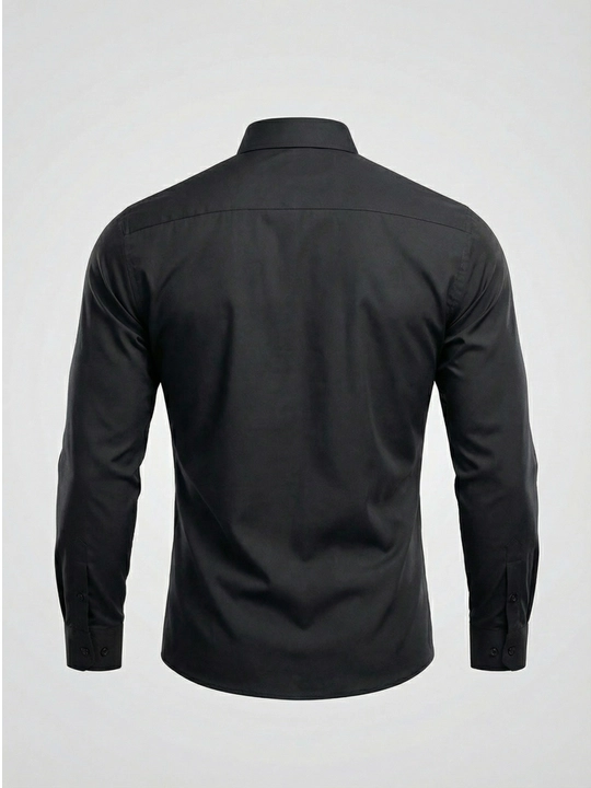 Erkaklar klassik ko‘ylaklari, barcha mavsumlar uchun, bambuk materialdan, belga yopishgan