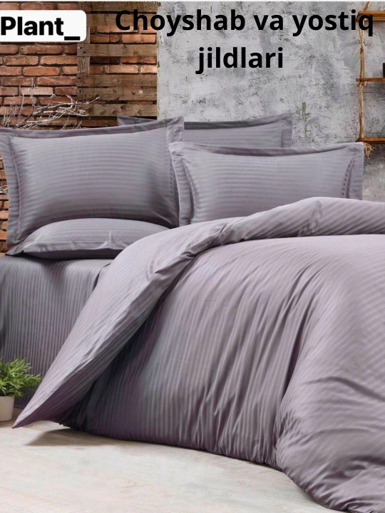 Yotoq to‘plami, ikki kishilik, 220*225, bir kishilik, 220*150, yostiqlar, 70*50