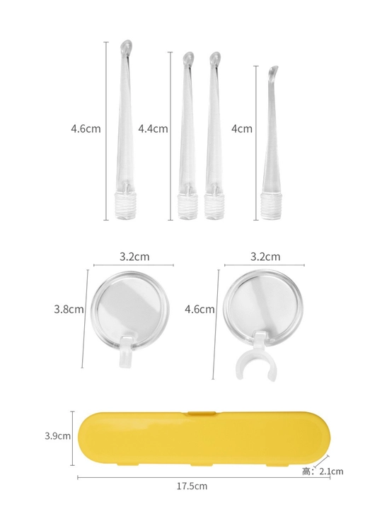Детский набор для чистки ушей с LED-подсветкой