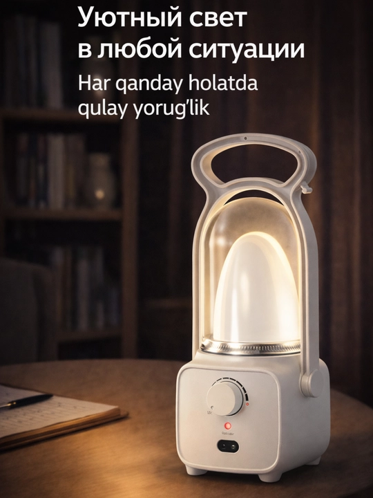 LED, Fonar, portativ fonar, 7.3W, akkumulyatorli, Type-C dimming, ilgakli, zaryadlanadigan