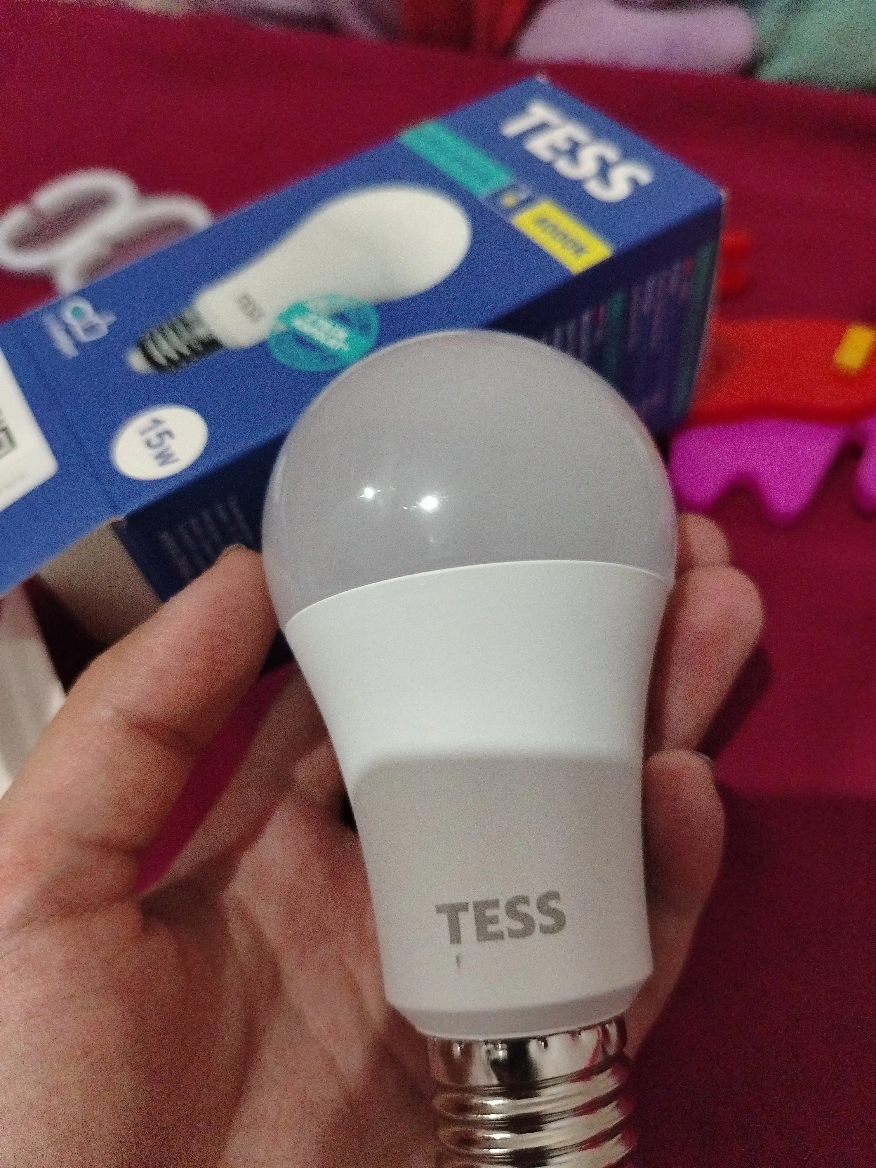 LED лампа, TESS 15Вт 13Вт 10Вт 8Вт E27: энергоэффективность А+,  лед, лампочка, 80Ra