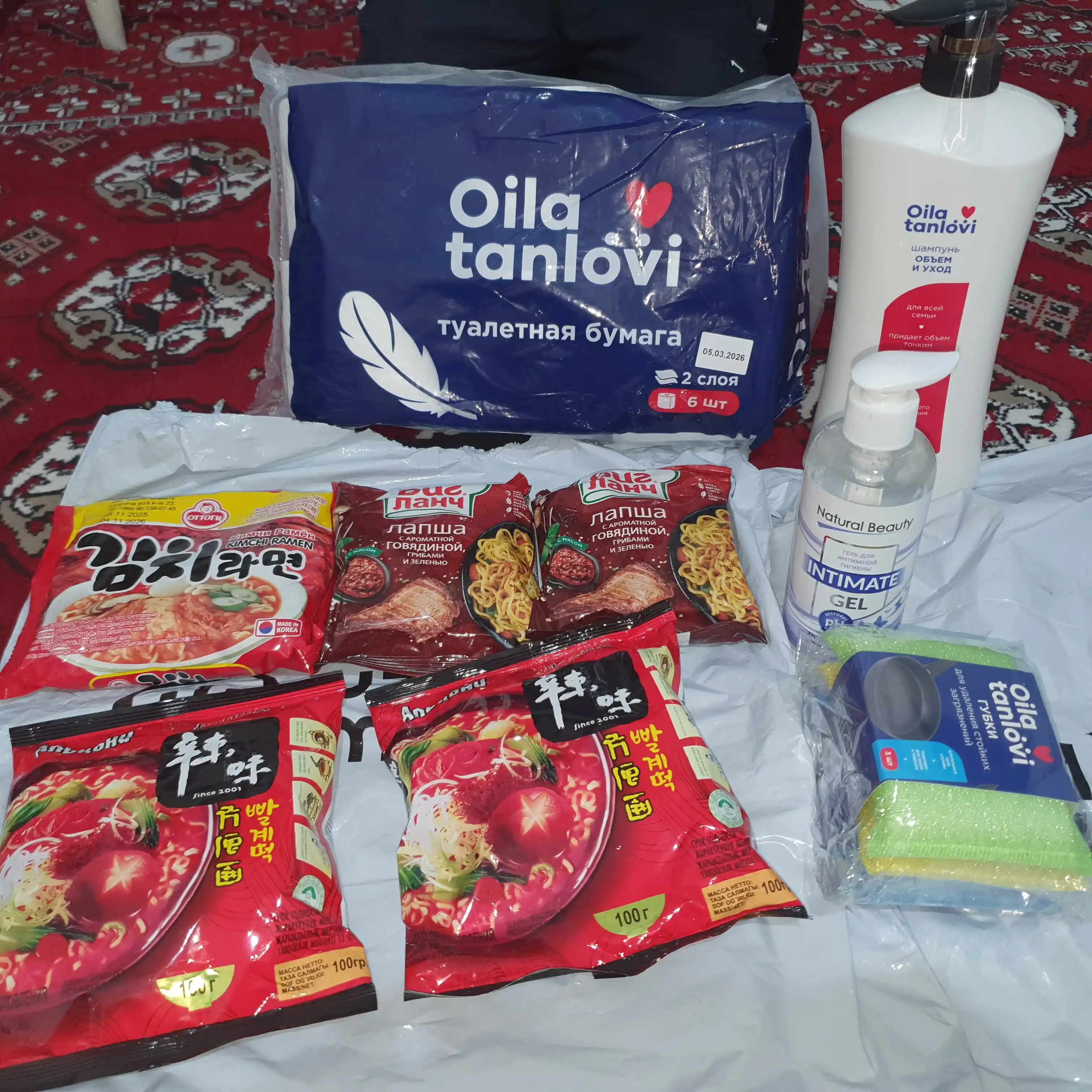 Туалетная бумага Oila tanlovi, 2 слоя, 6 шт