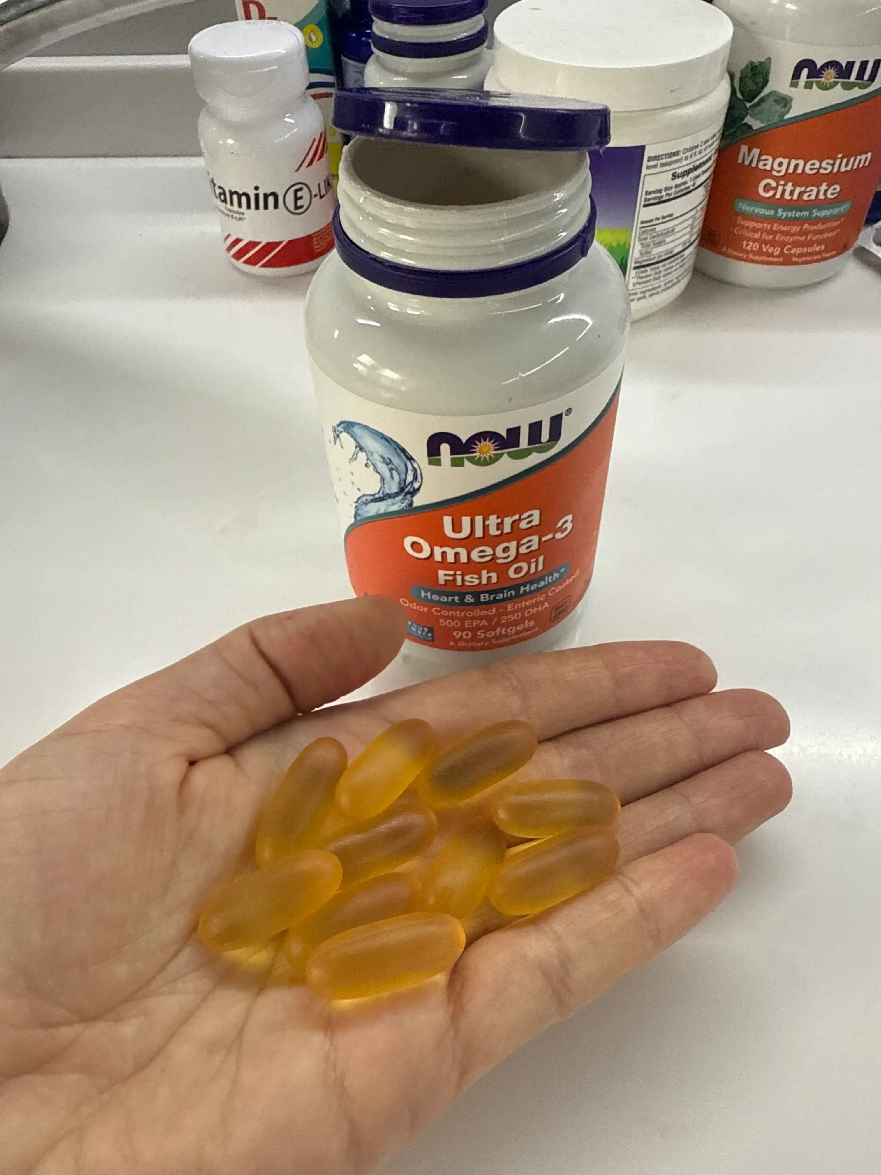 NOW Foods, Ultra Omega-3, baliq yog’i, 90 kapsulalar