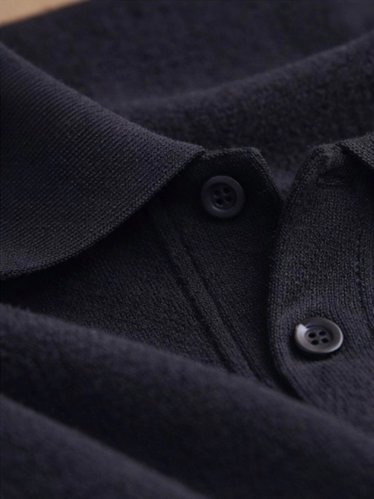 Erkaklar uchun bir rangli polo ko‘ylak. Kalta yengili. 100%paxta Certus TEXTILES