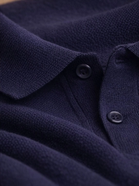Erkaklar uchun bir rangli polo ko‘ylak. Kalta yengili. 100%paxta Certus TEXTILES