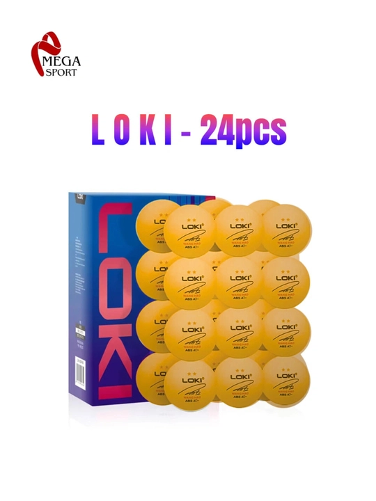 Stol tennisi to‘plari LOKI 24 dona, 40+ ABS - 