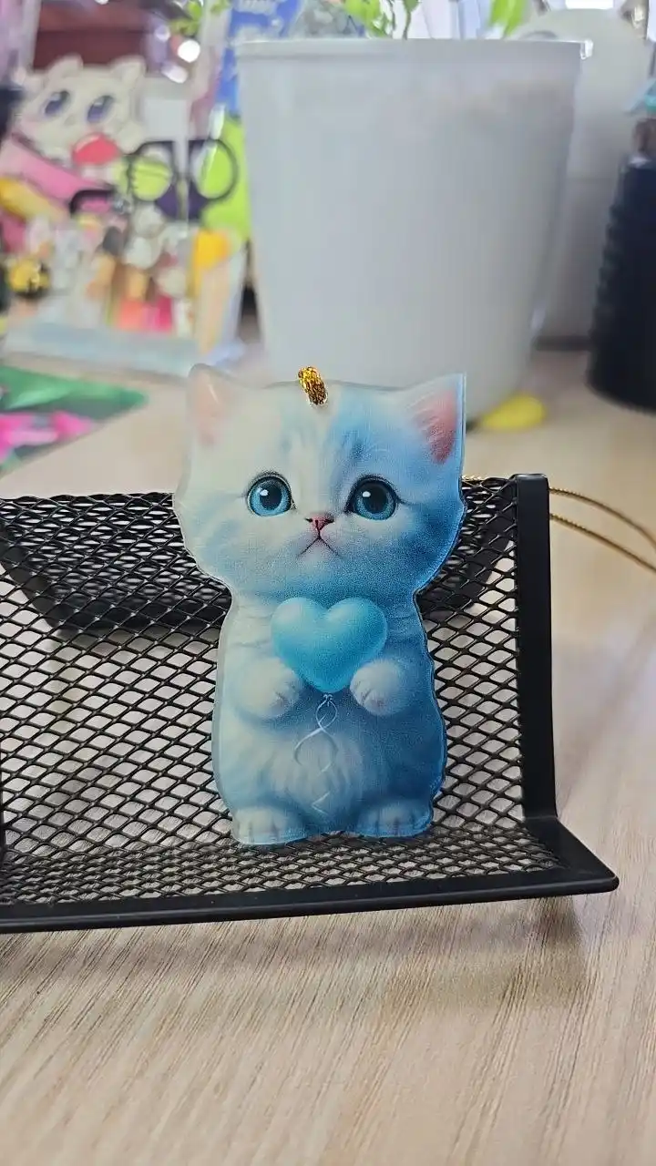 Брелок для ключей в виде кота