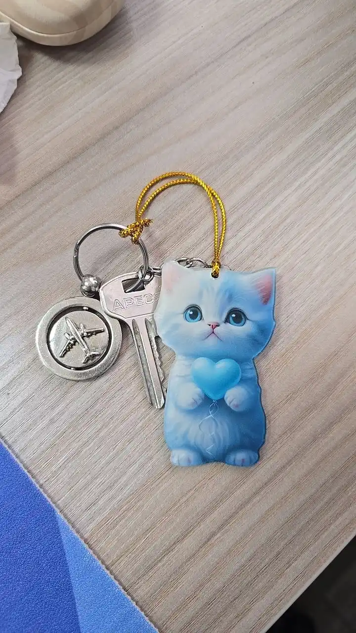 Брелок для ключей в виде кота