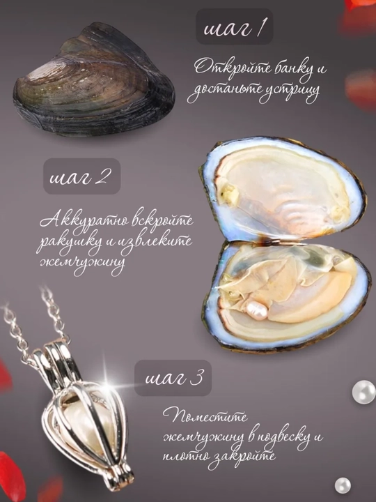 Подарочный набор с кулоном, девушке, женщине, подарок на праздник, ракушка