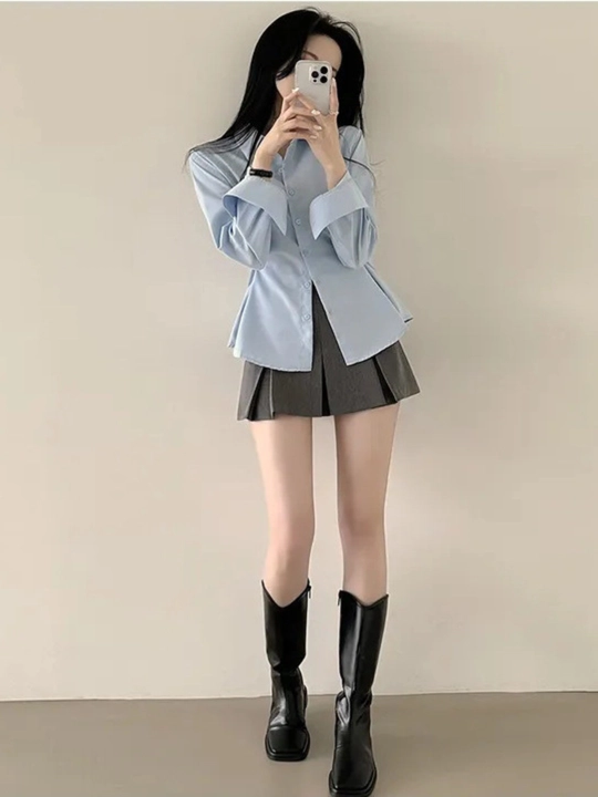Ayollar ko‘ylagi, klassik, uzun yengli, paxtali, asosiy model