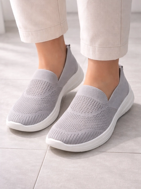Слипоны женские 36-41 / Текстильные, дышащие, маломерка - 