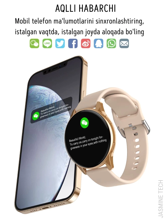 Aqlli soat, smart soat - Active-Pro, suvo'tkazmas,  IOS va Android