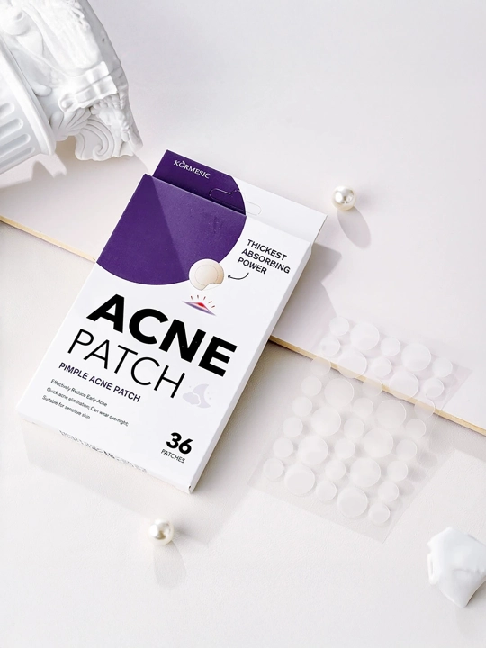 Acne plaster qadoqda 20 dona| papula va husnbuzarlarga qarshi plastirlar - qadoqda 36 dona