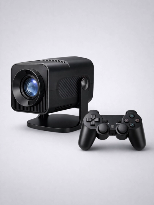 Mini Proyektor WiFi 6 + O‘yin pristavkasi, Full HD, Telefon bilan ulanish, Uy kinoteatri - 