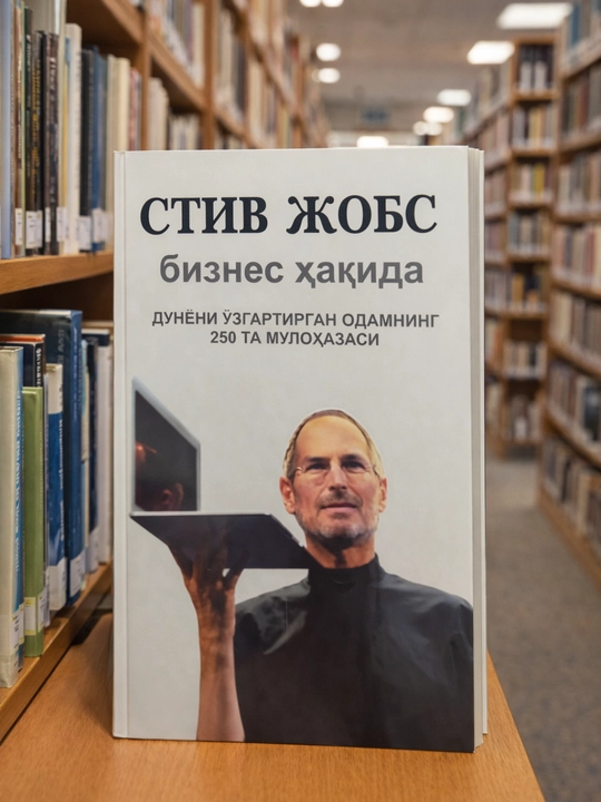 Стив Жобс: Бизнес ҳақида | 250 та мулоҳаза | Мотивацион ва ривожлантирувчи китоб