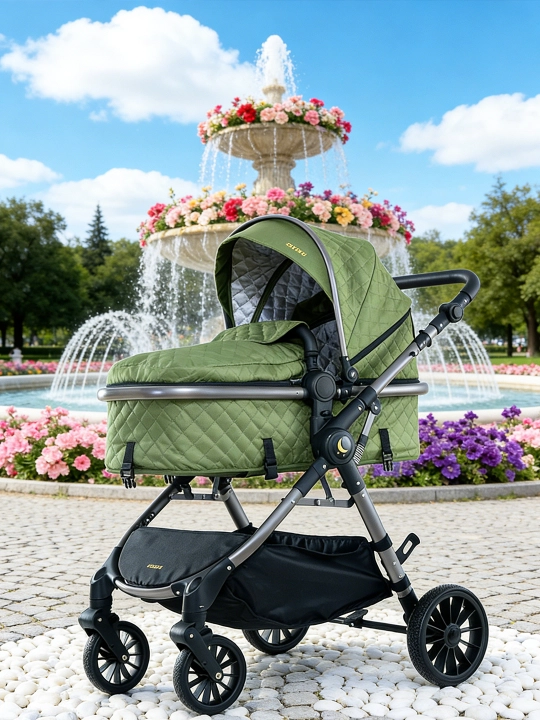 0-36 oylik qishki sayr aravachasi, 25 kg gacha, reversiv, shamol va qordan himoyalangan