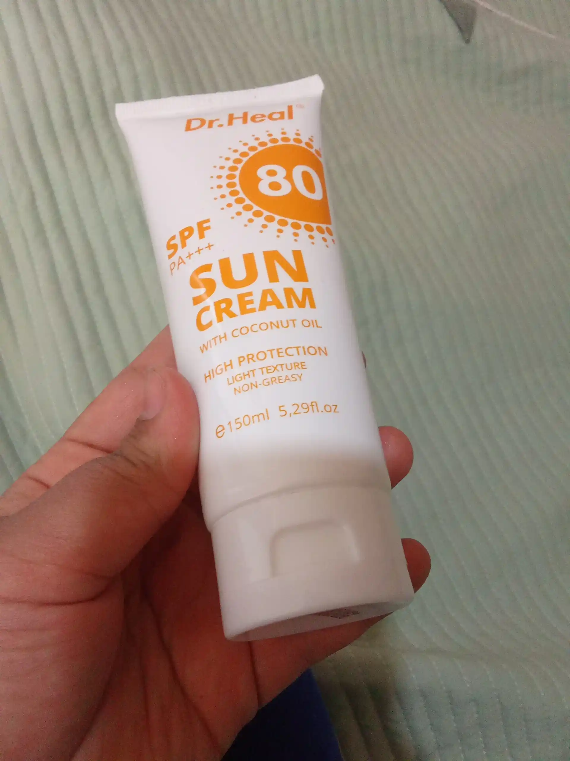 Увлажняющий, отбеливающий и антивозрастной солнцезащитный крем Dr.Heal, SPF80 PA
