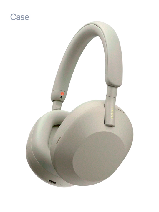 Simsiz quloqchinlar WH-1000XM5, yig`iluvchan, ovoz boshqaruvi