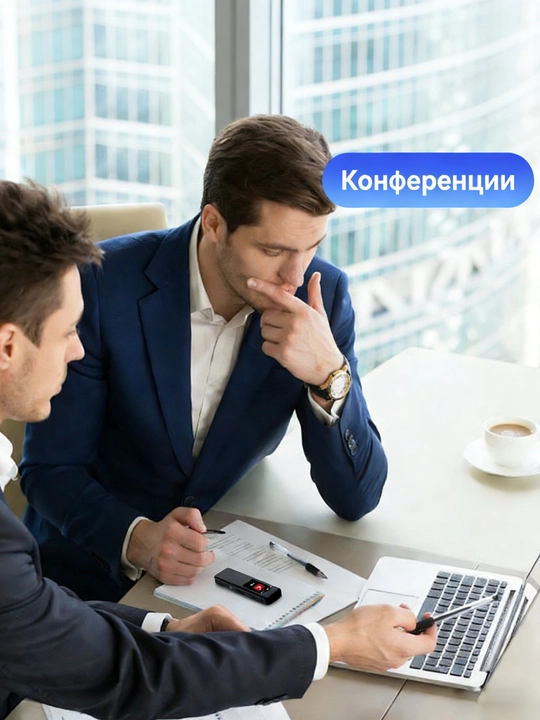 Цифровой диктофон с датчиком звука, встроенной памятью на 8/16Гб MP3