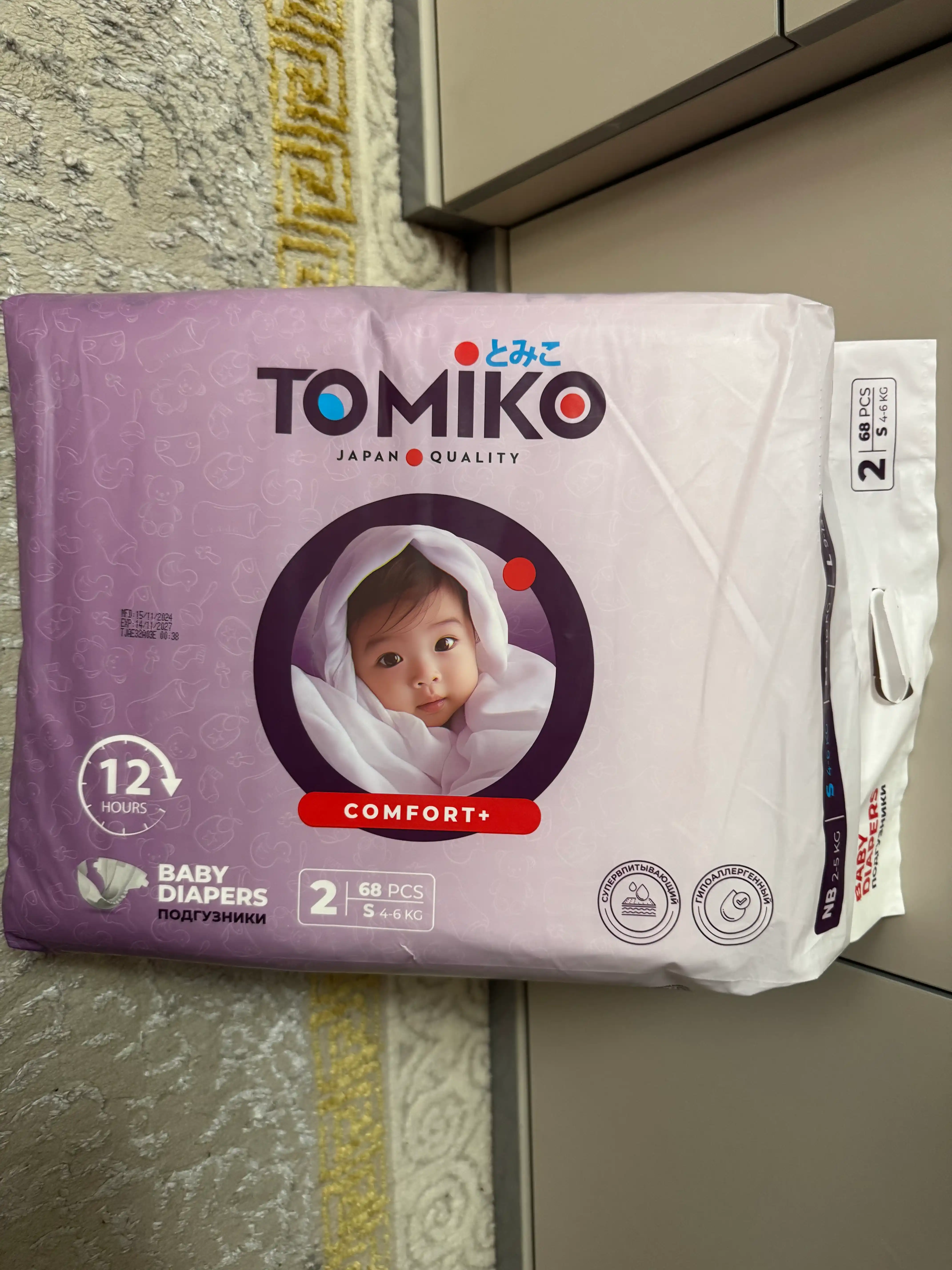 Подгузники Tomiko Comfort+