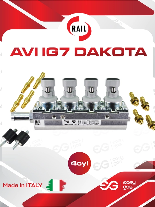 Dakota IG7 LHF 4 silindr GBO injektor – yuqori quvvatli gaz forsunka, LPG/CNG - 