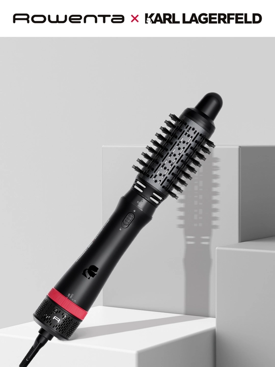 Фен-щетка Rowenta x KARL LAGERFELD Express Style CF635LF0 - 