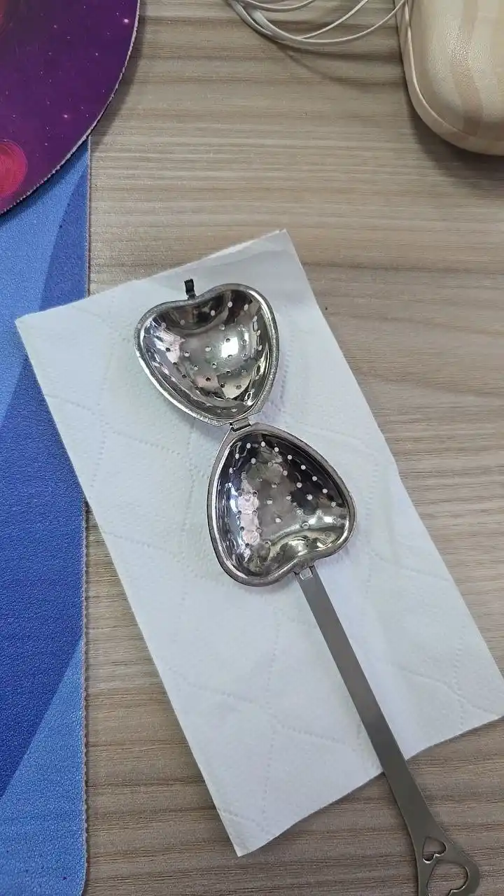 Ложка сито для чая, в форме сердце