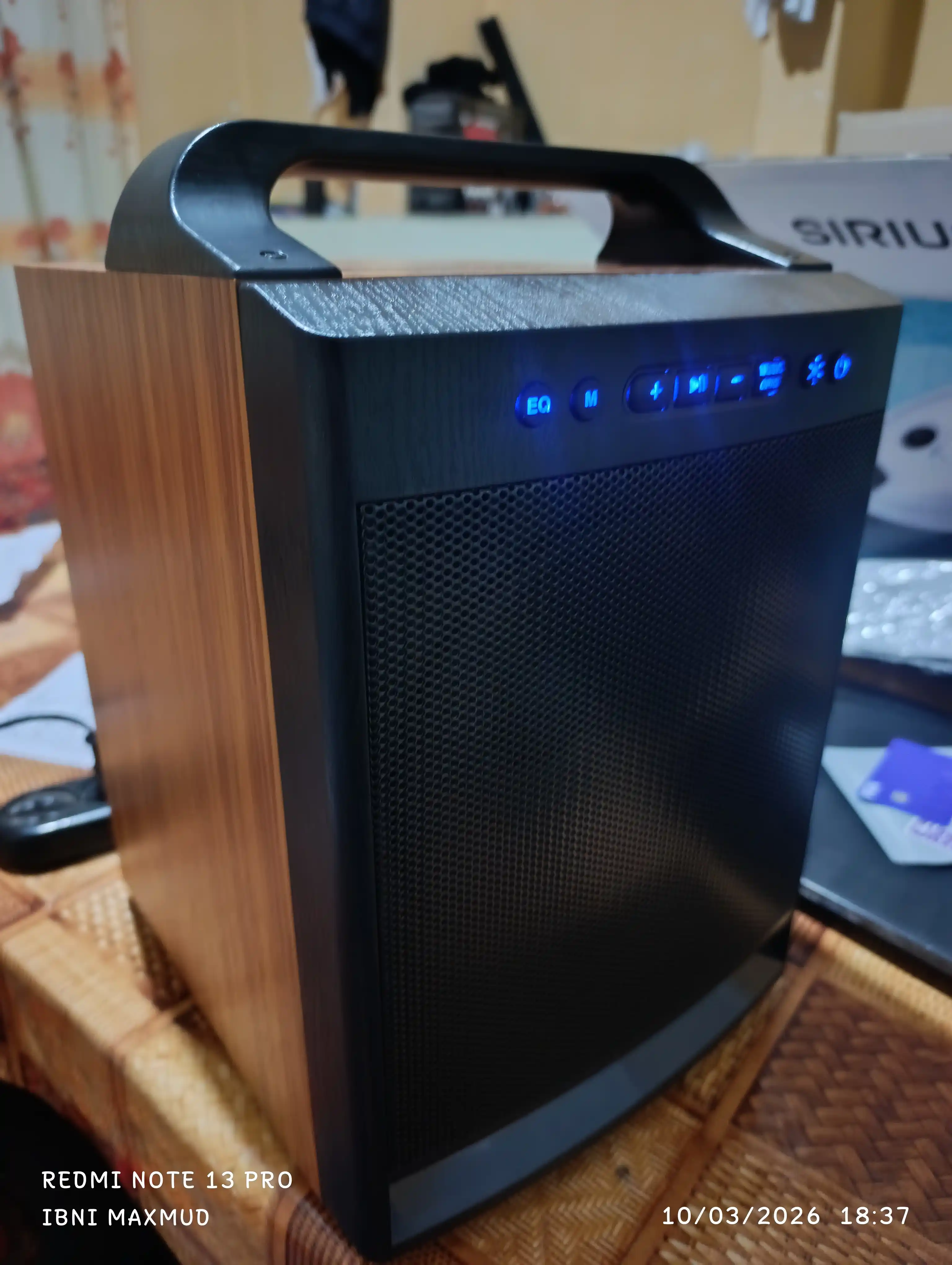 HiFi tizimi – kuchli bassli portativ kolonka, ZQS-8170, 18000W, RGB yoritgichi